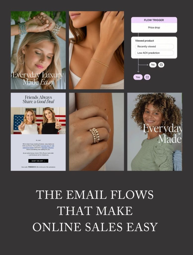luxury klaviyo email flows